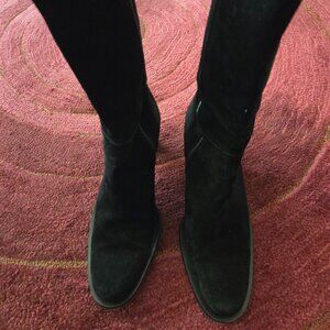 Black Suede Boots
